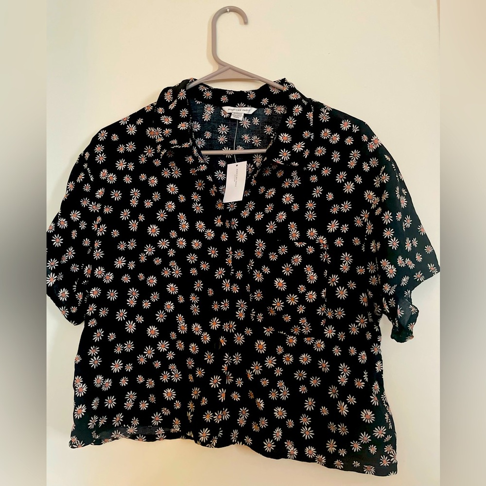 Lightweight button down blouse